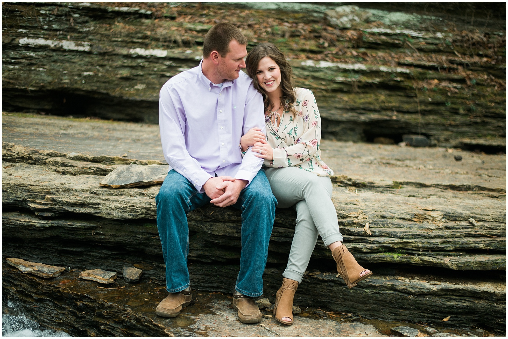 Emily & Dylan | Creek and Field Engagement Session | Birmingham, AL