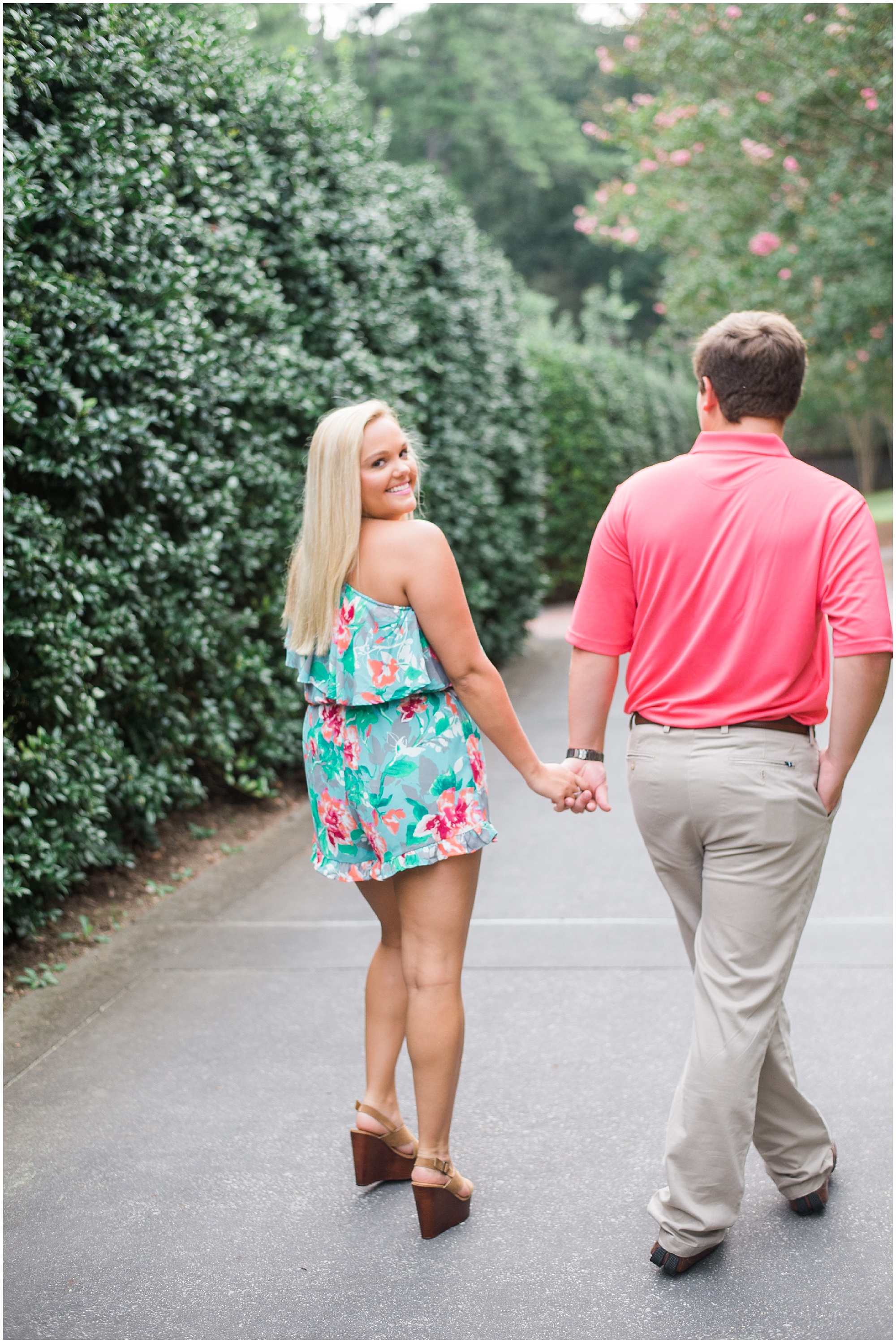 Allie and Channing || Wedding Photographer || Engagement Session in Greenhouse and Gardens|| Mountain Brook and Birmingham, AL