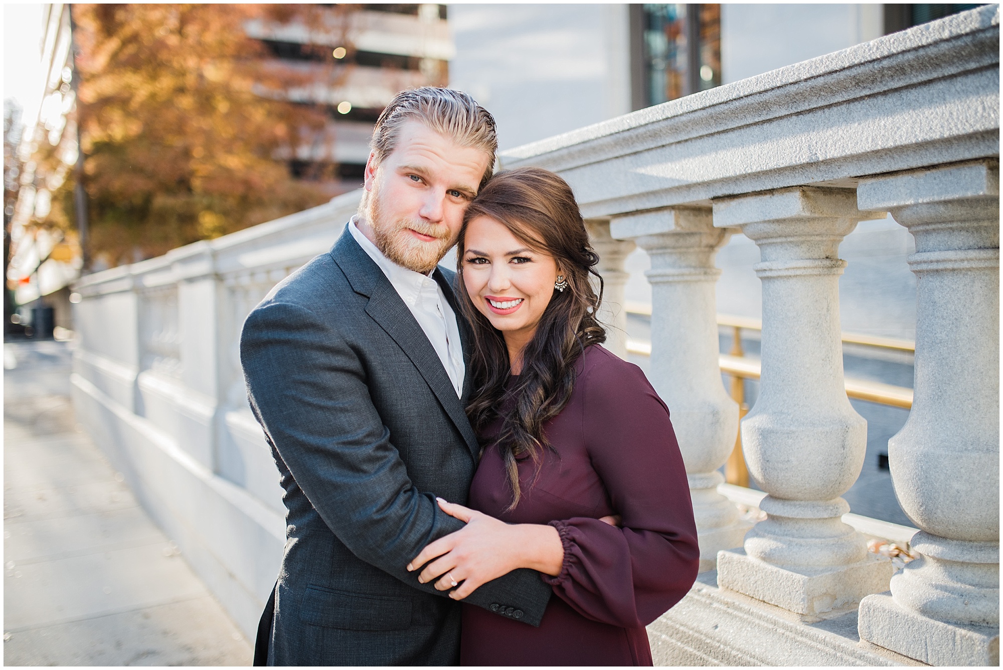 Jena and Brandon || Wedding Photographer || Downtown Engagement Session || Birmingham, AL