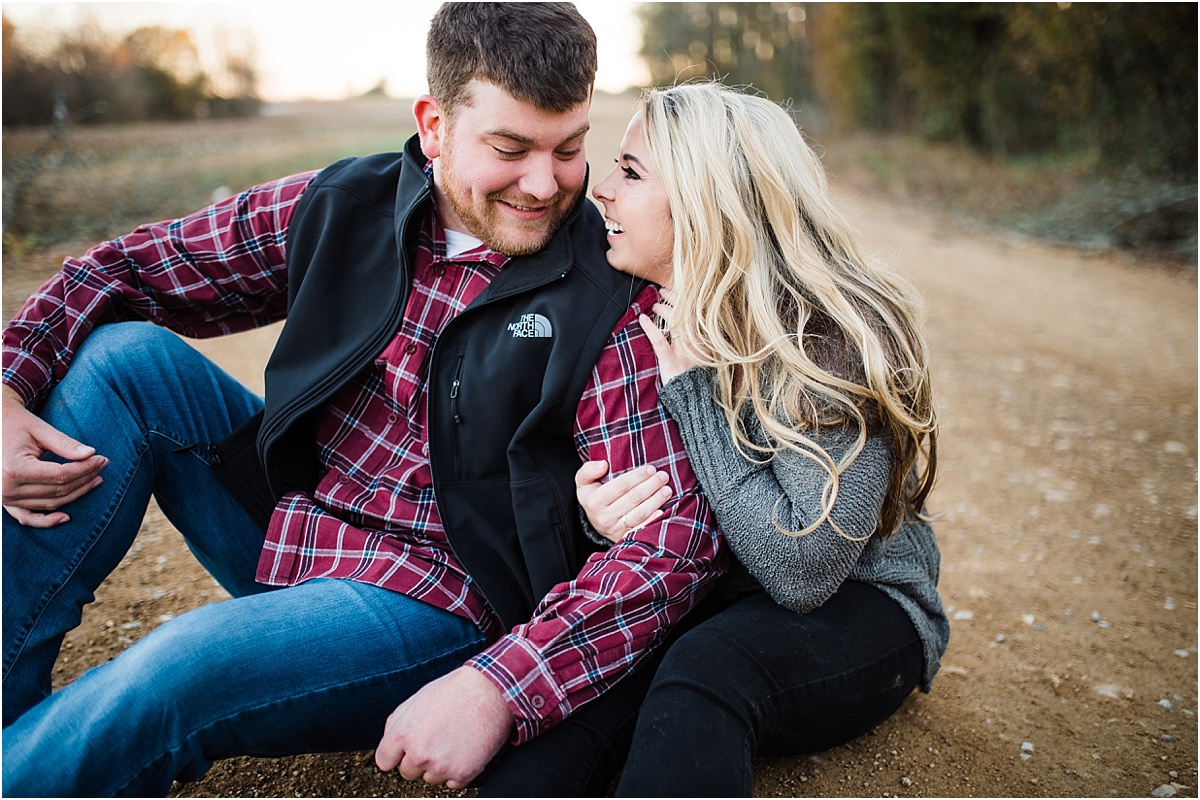 Kaitlin and Drew || Wedding Photographer || Snowy Day Engagement Session || Westover, AL