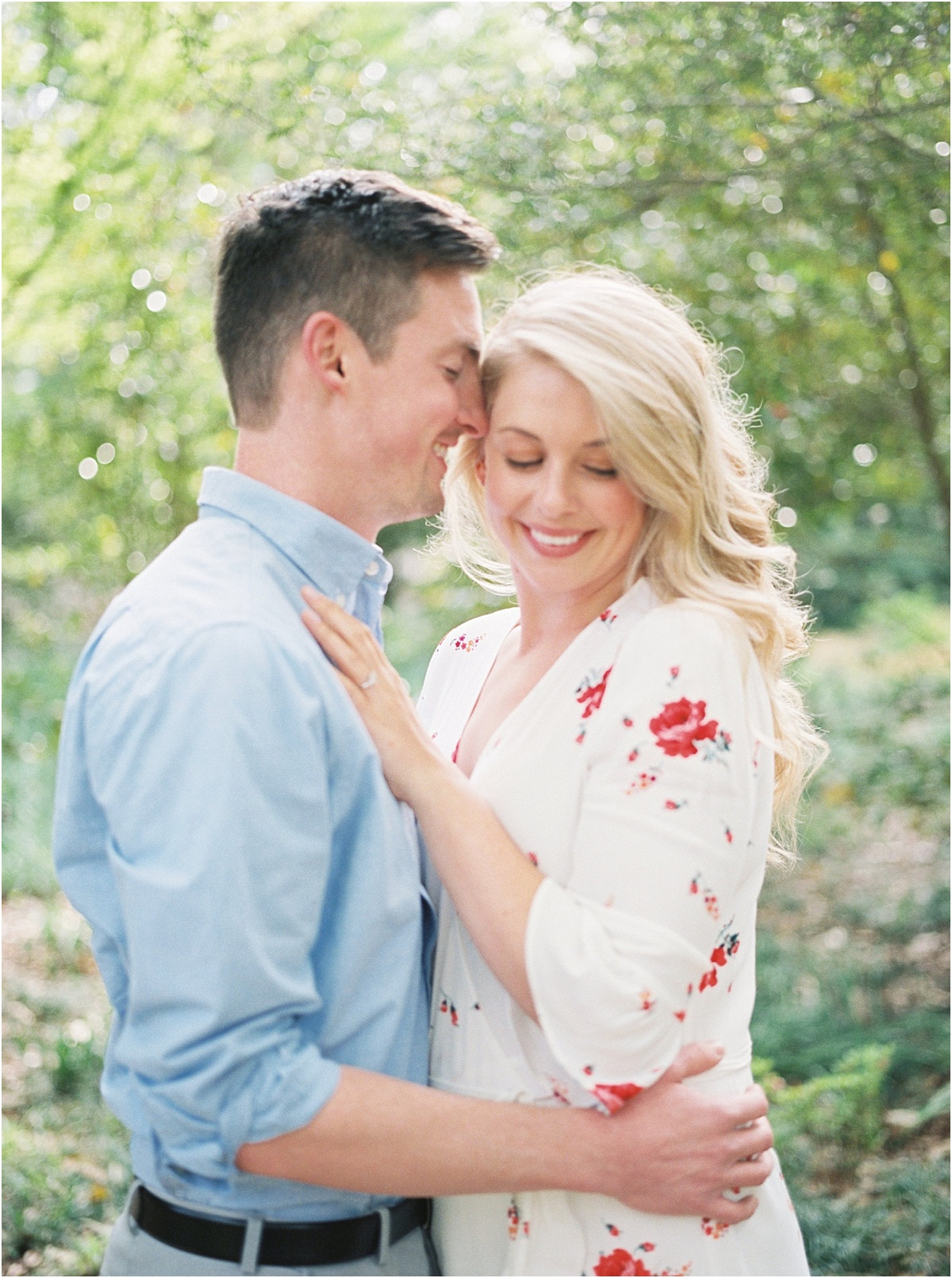 Ashley and Jamin || Wedding Photographer || Botanical Gardens, Downtown Engagement and Front Porch Session || Birmingham, AL