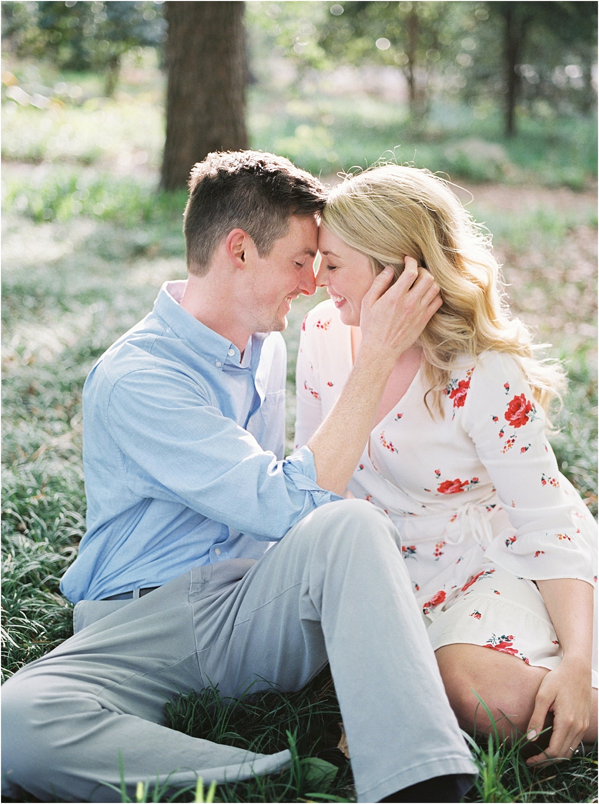 Ashley and Jamin || Wedding Photographer || Botanical Gardens, Downtown Engagement and Front Porch Session || Birmingham, AL